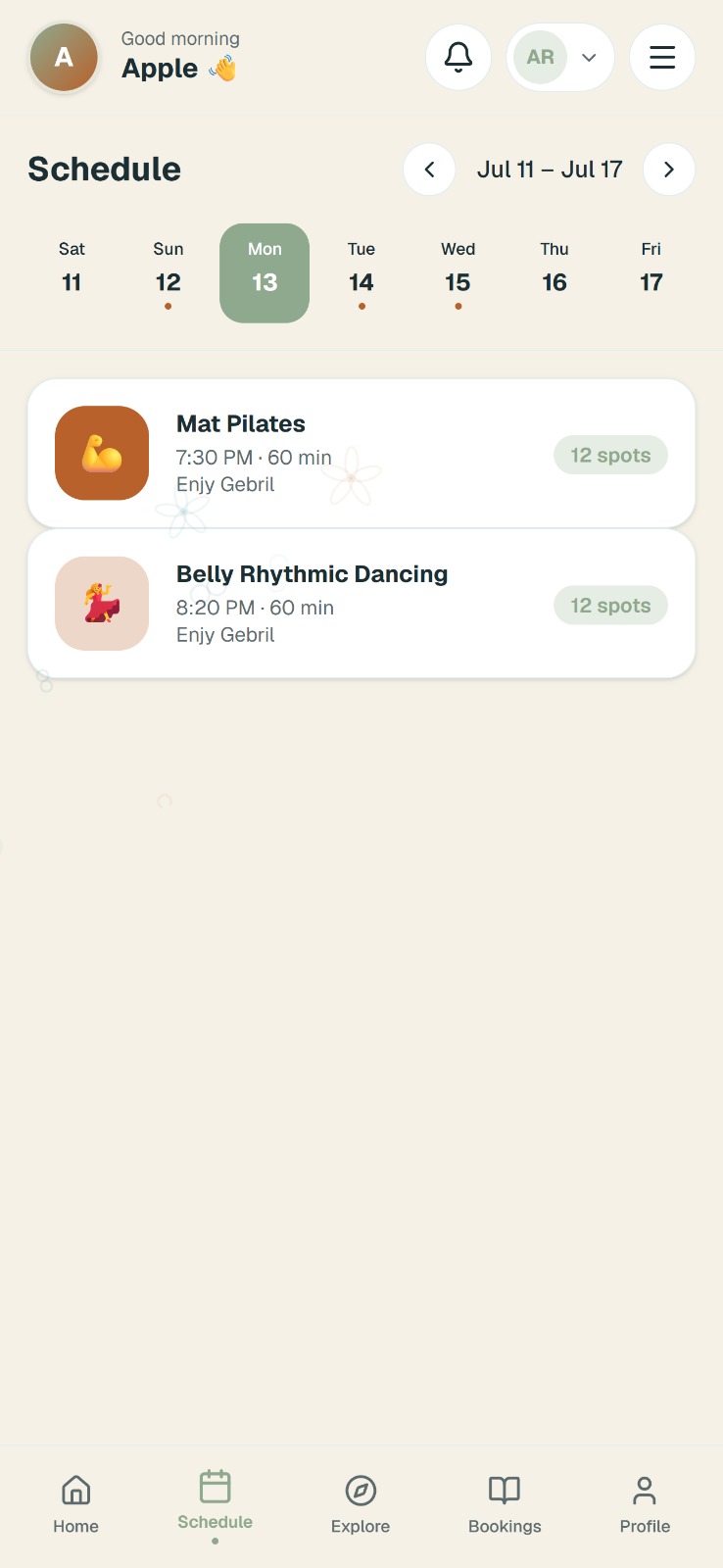 My package page